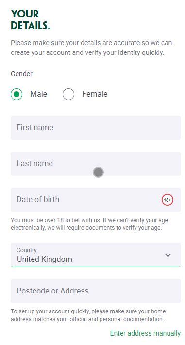 Paddy Power Register » Create Your Paddy Power Account.